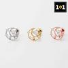 [1+1] Choose 1 of 3 Surgical Piercing Moon Love Options, One Side for Sale