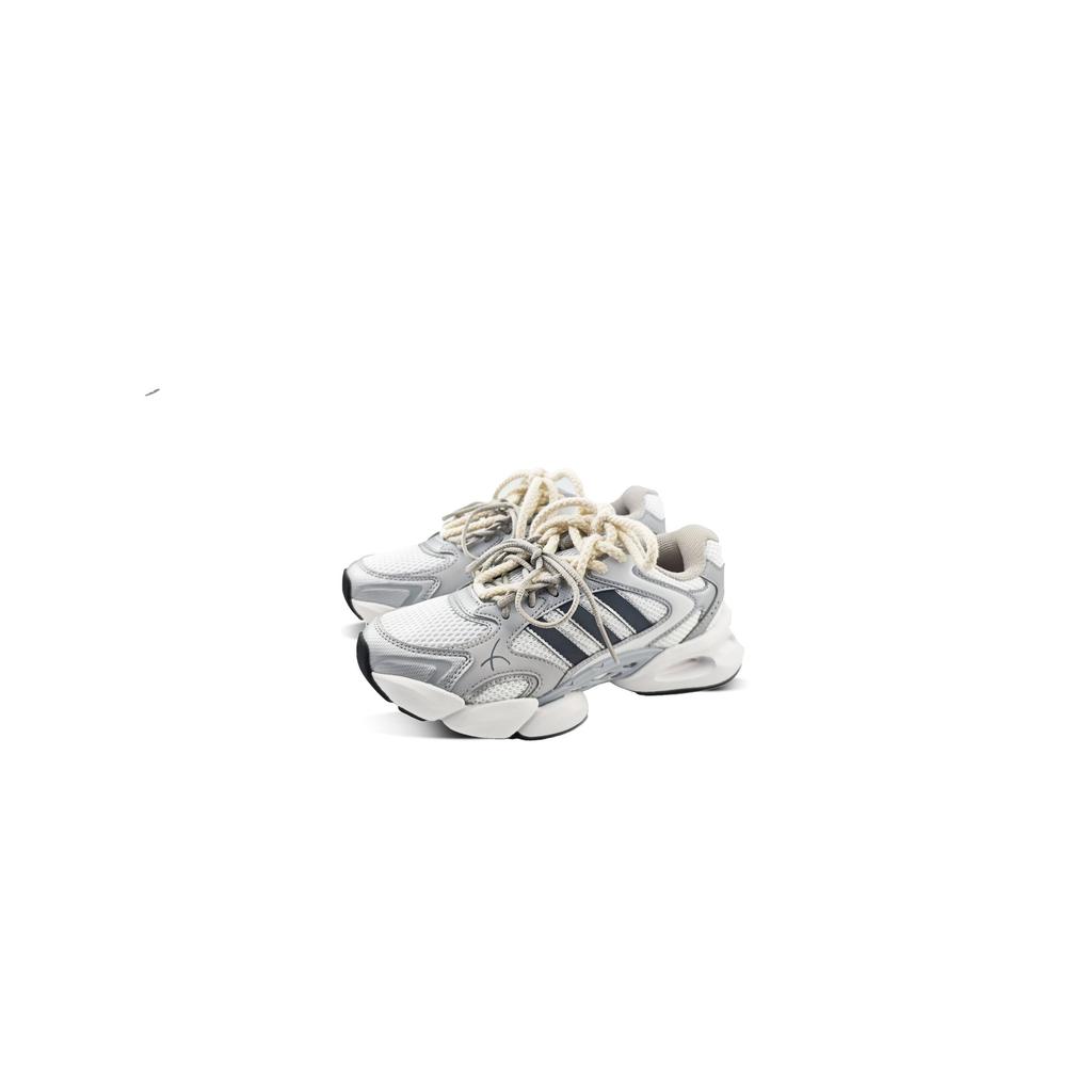 Adidas MEGASTRIDE Cushioning, Wear Resistant Low top Casual City Commuting Running Shoes Unisex Black Gray JR6333(Team1295-)