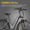 FAFREES F28 Pro 27,5-дюймовый городской электровелосипед, двигатель 250 Вт, 25 км/ч, 36 В, 14,5 Ач, встроенный съемный аккумулятор Shimano7SpeedGear