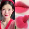 Women's Team Peach Pink Lipstick Matte Velvet Lipstick Long-Lasting Fadeless Pink Genuine Goods Niche Style Brand Peach Pink