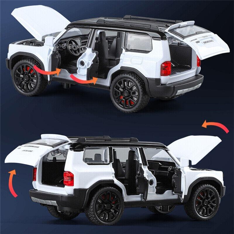 1/32 Toyota 2024 PRADO Land Cruiser литая модель автомобиля внедорожная игрушка из металла