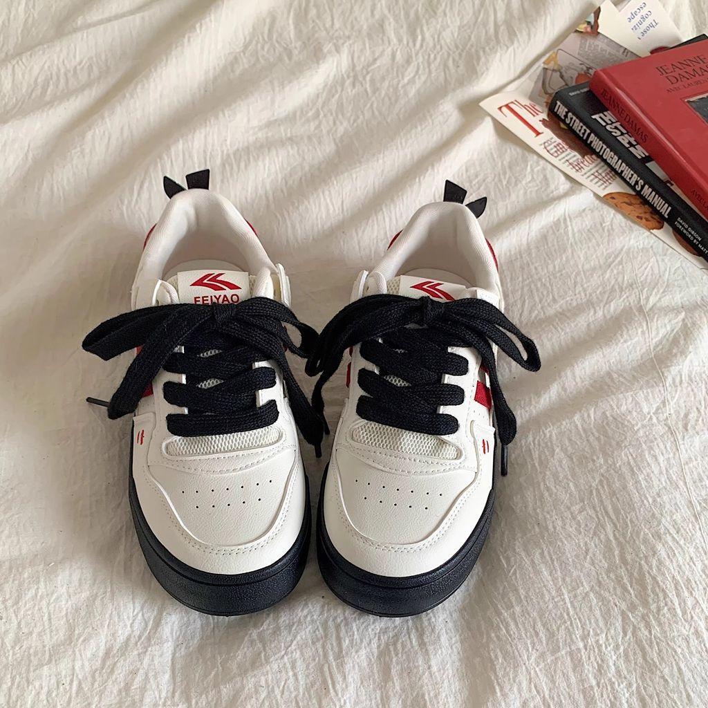 2025 весна и осень новая универсальная обувь женская модная тенденция ретро повседневная спортивная обувь для сноуборда женская повседневная белая обувь dopamine