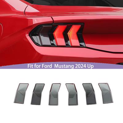 Накладки на задние фонари автомобиля, Декоративные наклейки для Ford Mustang 2024 и новее, Аксессуары для экстерьера автомобиля, АБС-пластик