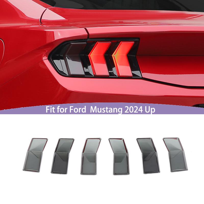 Car Tail Light Cover Taillight Decorative Stickers  For Ford Mustang 2024 Up Car Exterior Accessories, ABS Plastic