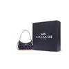 Coach Тканевая сумка на плечо Teri 24 с принтованным логотипом и искусственной кожей, средняя, джинсово-синяя, женская, CAF82-IMXIA