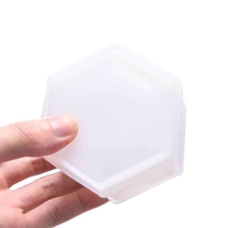 Heart Shape Resin Silicone Mold Hexagon Storage Box Mold Diy Table Jewelry Box