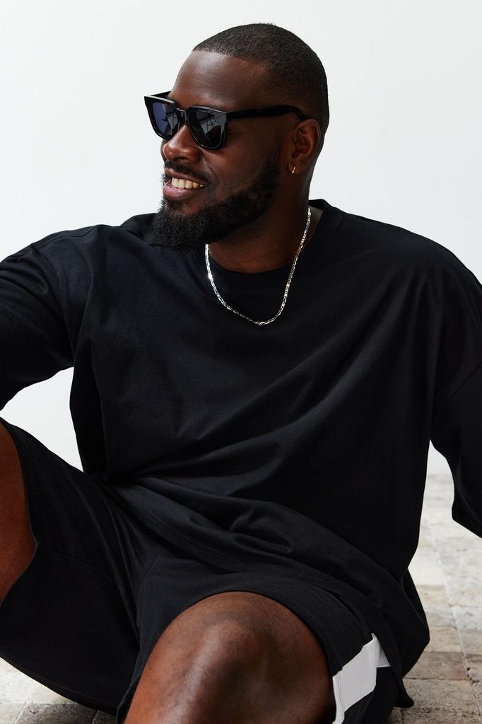 Men's Style Plus Size Plus Size White Oversize Comfortable Basic 100% Cotton T-Shirt