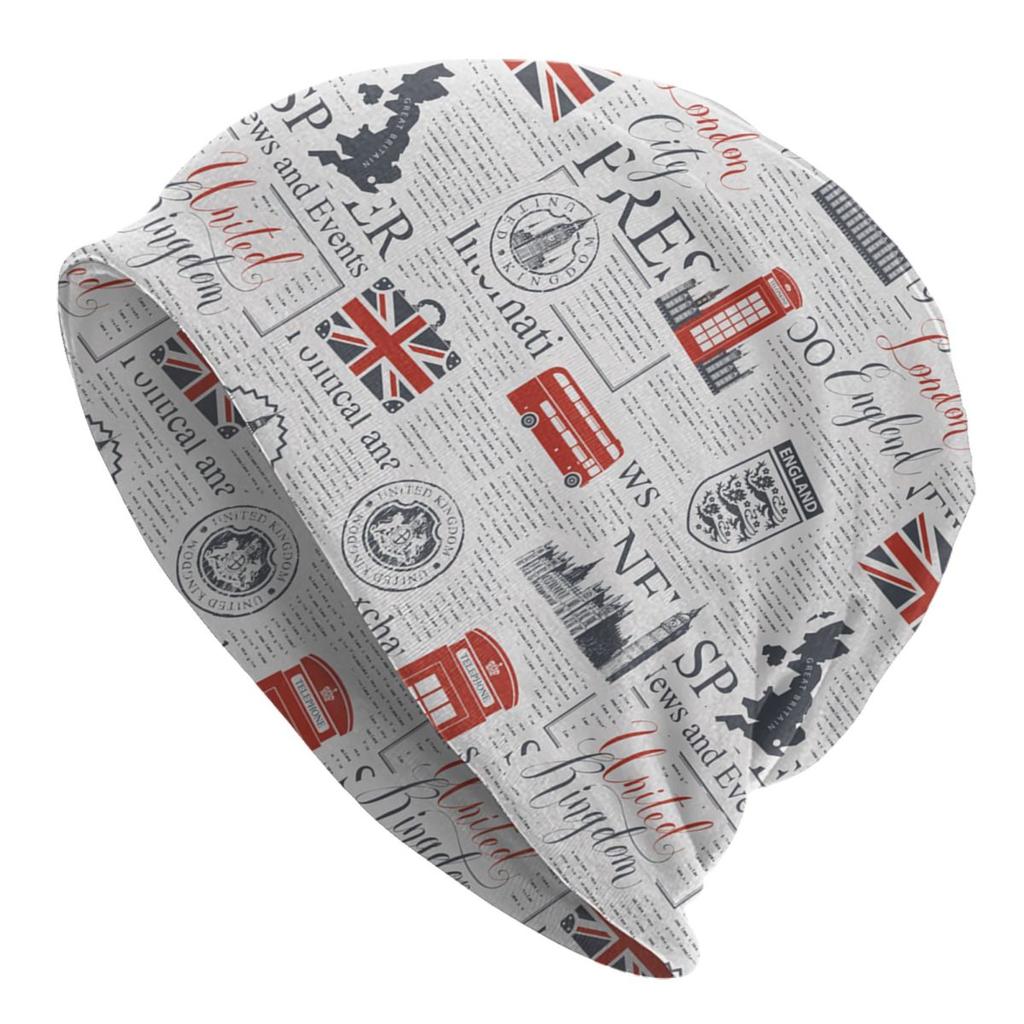 Великобритания, Лондон, британский символ, шляпа с капюшоном, вязаные шапки, унисекс, для женщин, унисекс, для взрослых, с флагом Соединенного Королевства, теплые зимние шапки с черепами, шапка