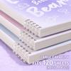 Gradient Color Binder Notebook Detachable Notepad Durable Loose-leaf Notebook  Studnets