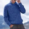 Men's  Fashion  Knitting  Pullover  Long Sleeves  Loose  Flip Collar  Sweater