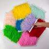 Feather8-10cm Light Purple Ostrich Feather Trims 1m 5m 10m for Crafts High Quality Plume Fringe Cosplay Festivals Clothing Ribbon Decor