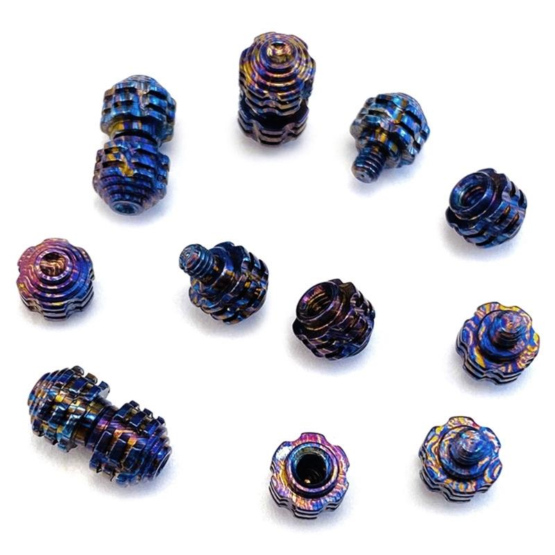 Прецизионно обработанные складные ножи с упорами для большого пальца, устойчивые к коррозии титановые дамасские штифты, совместимые с толщиной клинка 2,1-3 мм