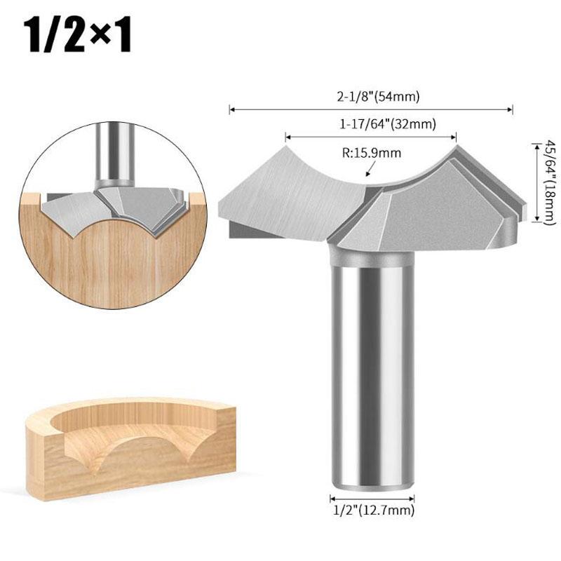 Фрезерная фреза для жемчуга, резак для бусин Будды, круглый резак для бусин, базовый резак для резьбы по дереву, инструменты для обработки дерева, хвостовик 1/4 дюйма, 1/2 дюйма, 6 мм, 12 мм