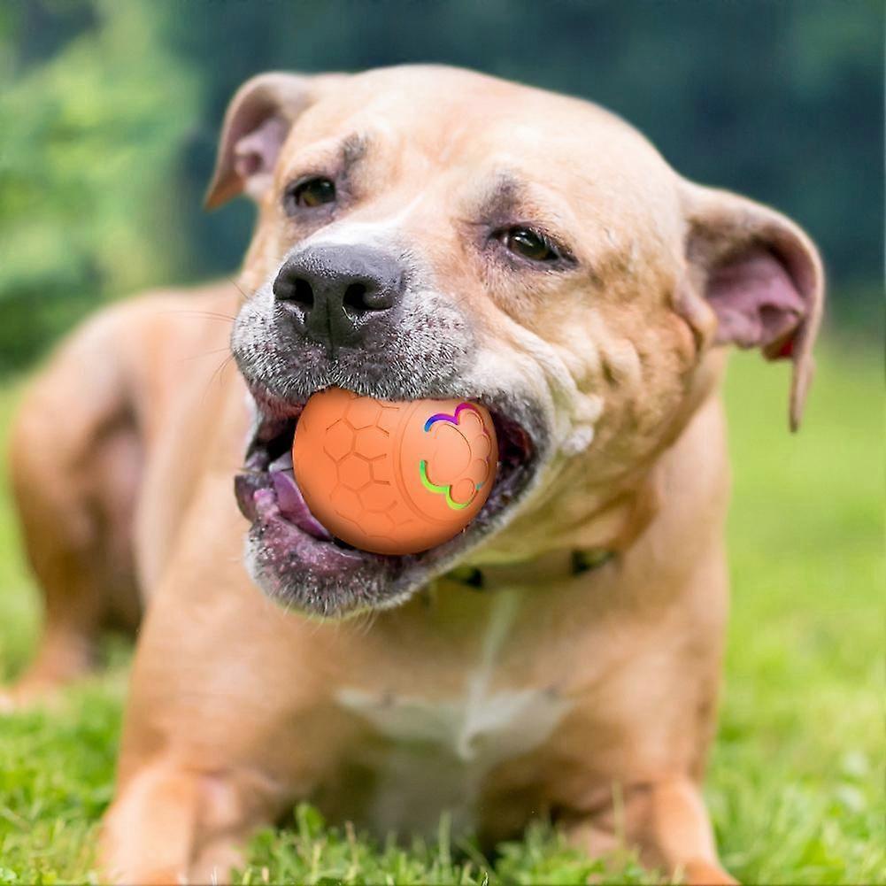 Smart Dog Toy Ball Electronic Interactive Pet Toy Ball USB Bouncing Rolling Toy