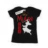 Женская/женская хлопковая футболка с силуэтом воина Мулан из фильма