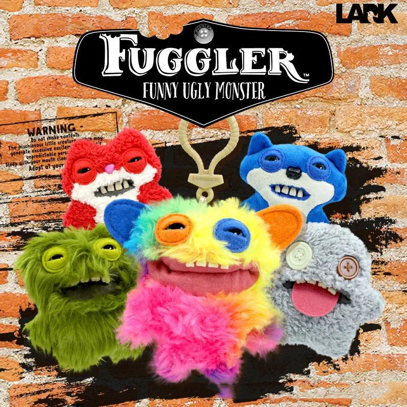 Fuggler Забавный Уродливый Монстр Плюшевый Брелок 12 см Милые Мягкие Куклы Кавайные Подарки для Детей