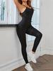 One Piece Yoga Jumpsuits Women Solid Color Fitness Bodysuit Back Cross Playsuit Backless Yoga