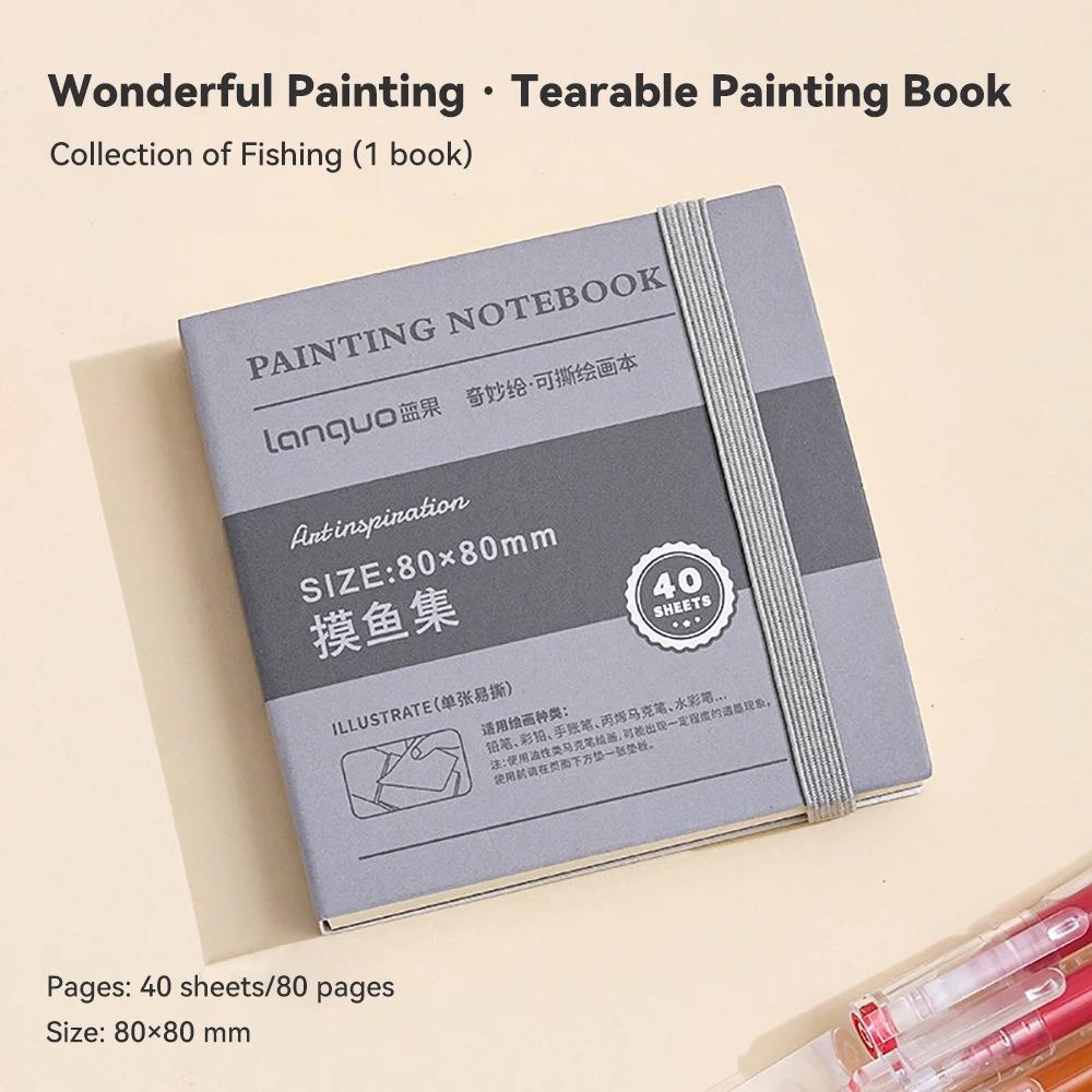 Thick Paper Sketchbook Handbook Hardcover Mini Drawing Book School Supplies