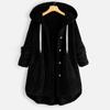 2024 Winter Plus-size Women's Hooded Coat Double-sided Cashmere Fashion Mid-length Loose Cardigan Wool Coat