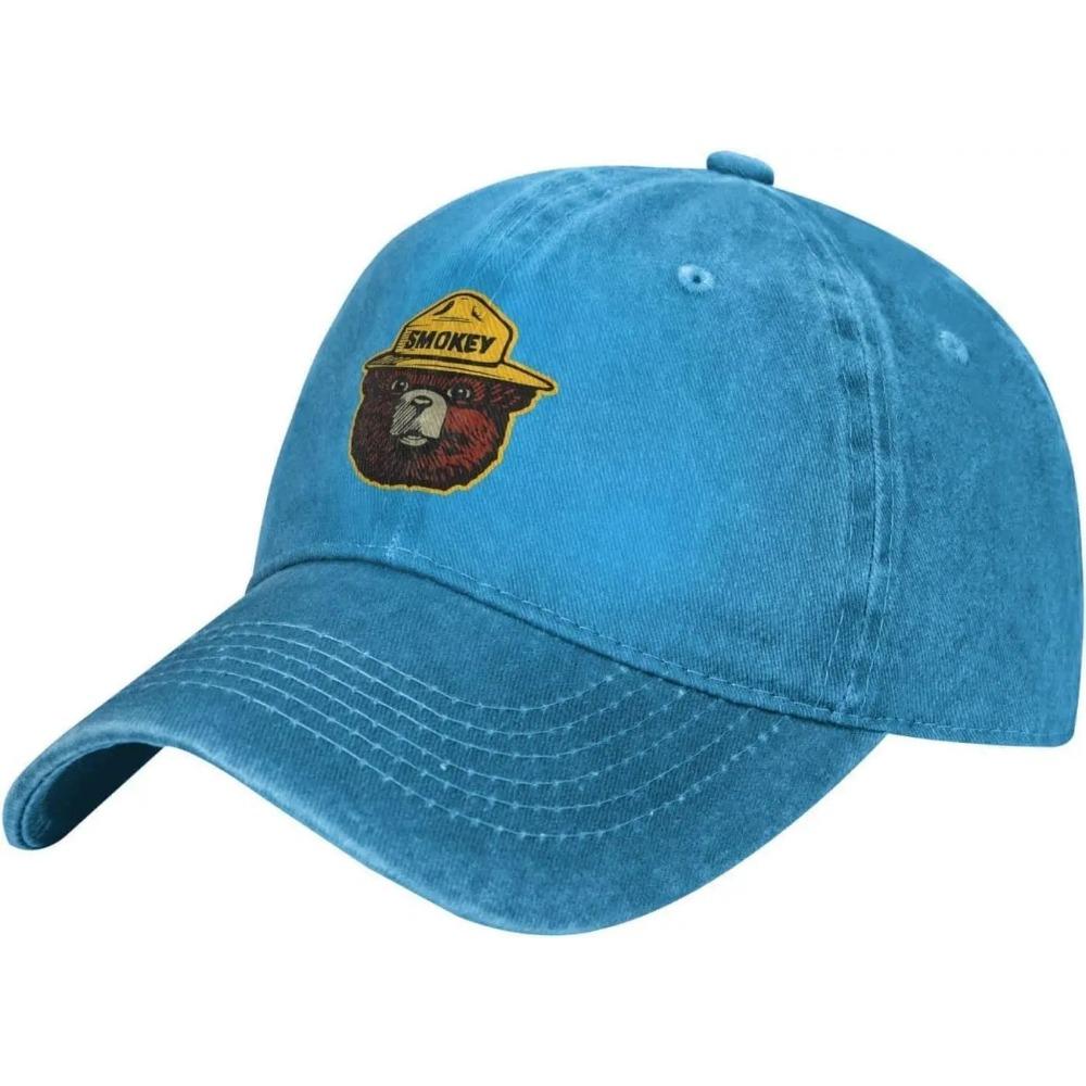 Кепка дальнобойщика Smokey The Bear Denim Бейсболка для мужчин или женщин Ковбойские кепки