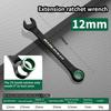 Dual-purpose Combination Wrench Open-end Manual Spanners Ratchet Spanner  Bicycle Motorcycle