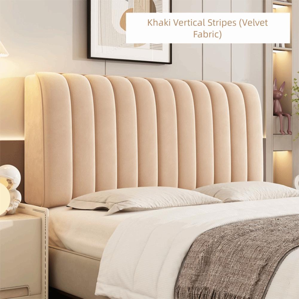 Простой стиль однотонное изголовье бархатная текстура моющийся чехол для изголовья чехол для изголовья дом