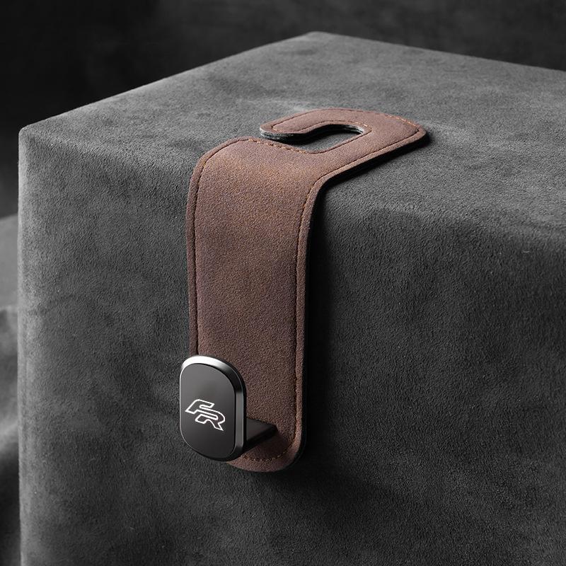 Car Seat Back Hook Suede Rear Storage Storage Small Hook For Seat FR Leon Ibiza Altea 5f Mk2 Mk3 TARRACO Auto Interior Accessory ibz023