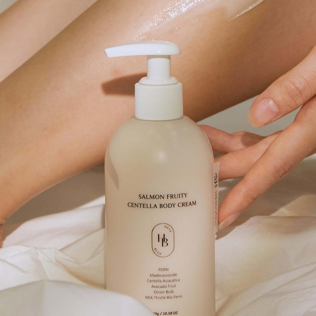 HEVE BLUE Salmon Fruity Centella Body Cream 300g