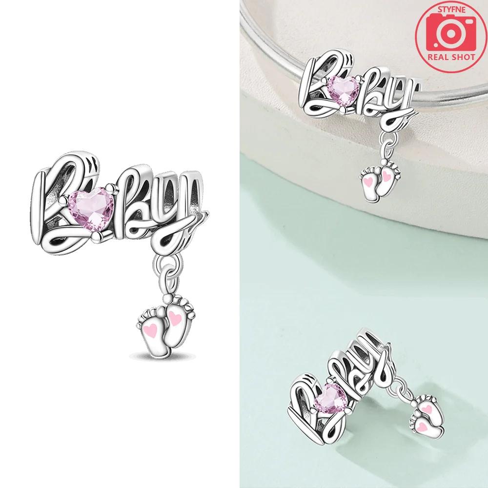 Розовые Туфли Игровая Консоль Лебедь Подвеска Луна Ребенок Оригинальные Бусины Подходят для Браслета Женщины Медь День Защиты Детей Подарочный Набор Ювелирные Изделия