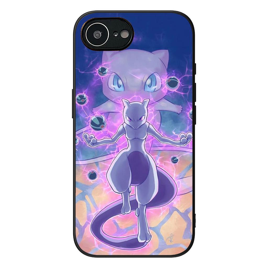 P-Pokemons GO P-Pikachus Mewtwo Phone Case for Samsung Galaxy S22 S21 S20 FE Ultra Plus A35 A36 A37 A33 A34 A04 A71 Cover Casing