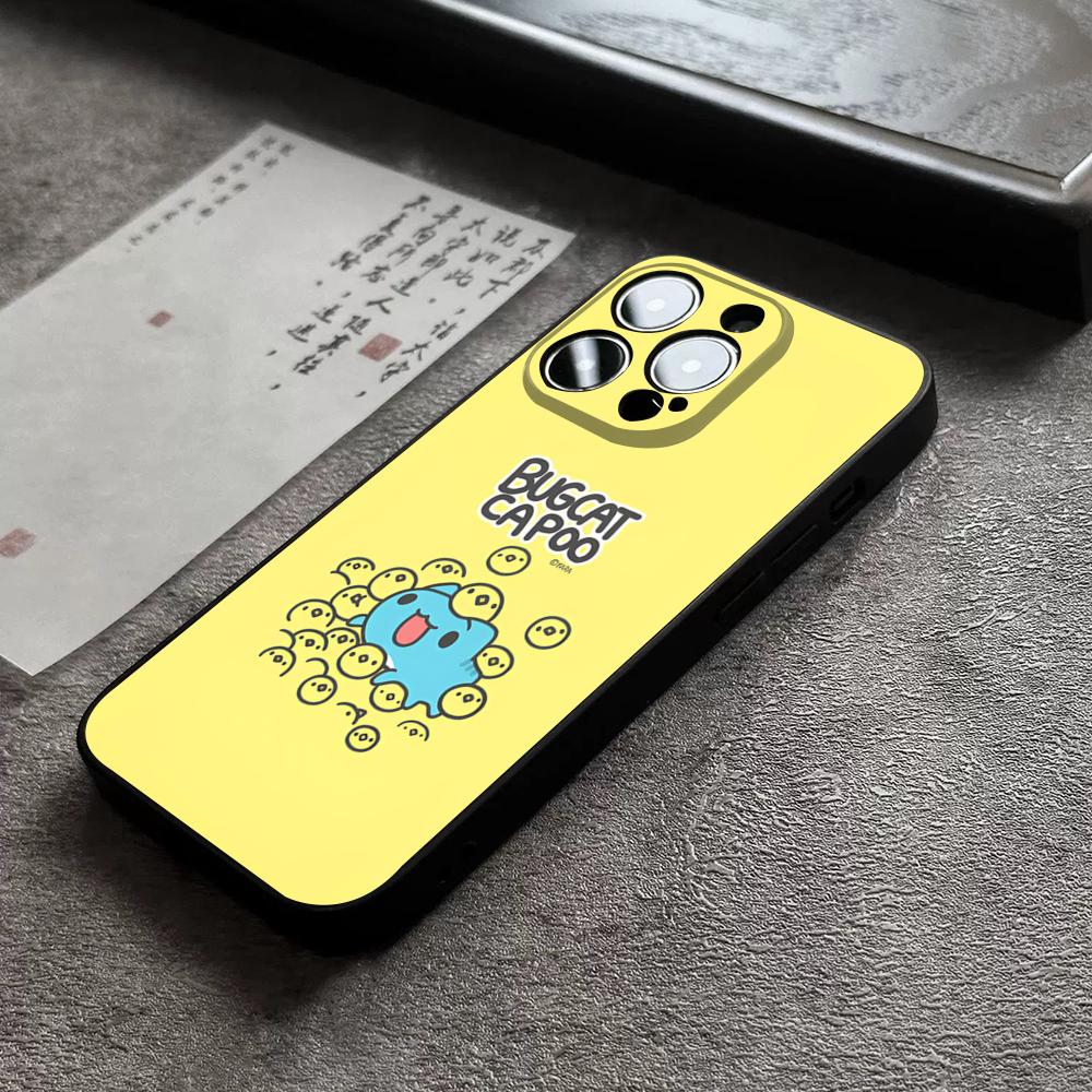 Bug Cat C-Capoo Phone Case For 17 Pro Max For Iphone 14 16 Pro Max 12 15 11 13 Pro Xr X Xs 8 7 Plus Back Cover