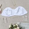 Women Invisible Strap Bra Plus Size Underwear Half Coverage Ultra-Thin Breathable Lingerie with Wired 85-100Cd Cup Top
