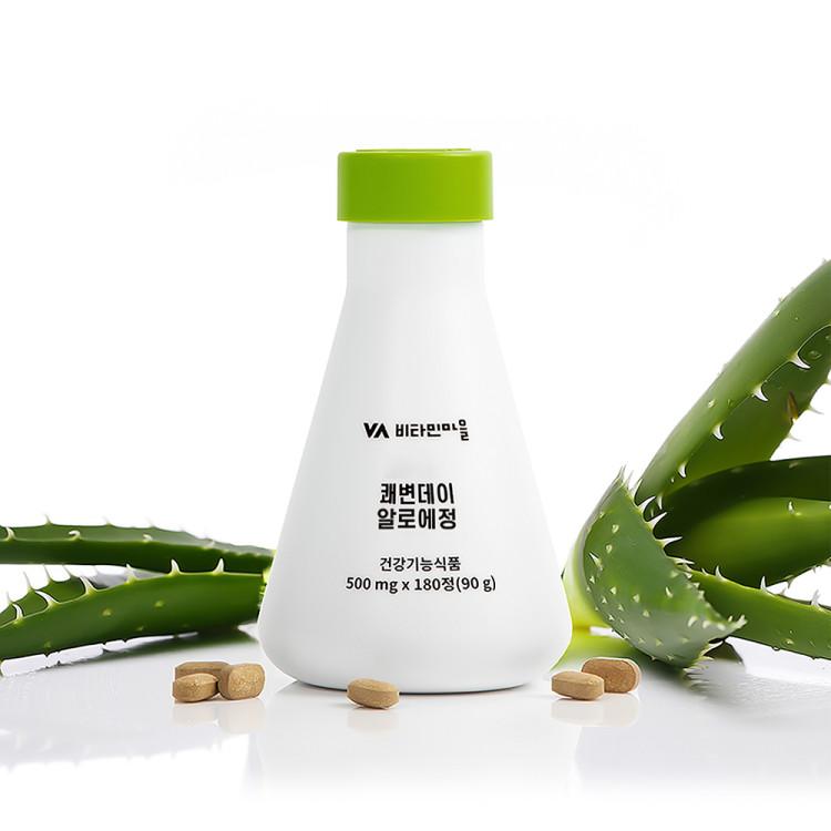 Vitamin Village Kwaebyun Day Aloe 180 Tablets, 3 Month Supply, Korean Health Food