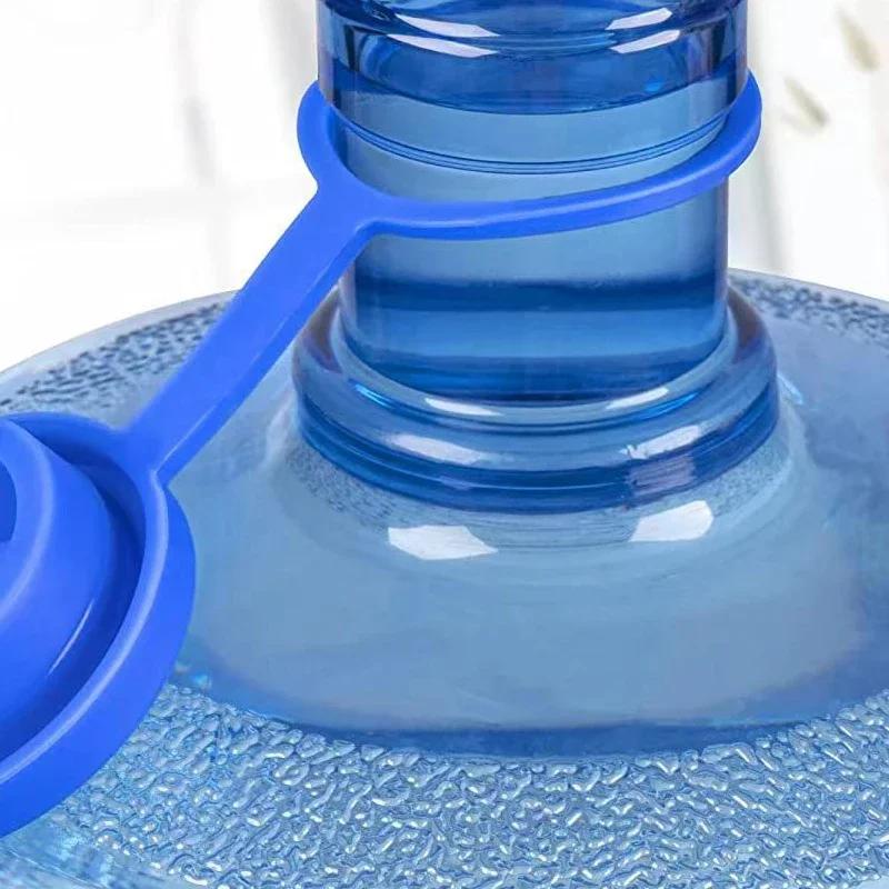 Крышка для бутылки с водой, 3/5 галлона, пробка для крышки кувшина для воды, силиконовая верхняя крышка для питьевого ведра, аксессуары против брызг
