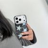 Черный Глиттерный Звездный Ударопрочный Чехол для iPhone 17 Pro, Совместим с 16 Pro Max и 15 Pro, Корейский Стиль