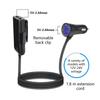 Супер Быстрая Зарядка 4 USB 24 Вт QC3.0 Автомобильное Зарядное Устройство, Быстрое Зарядное Адаптер со Светодиодом для Телефонов и Планшетов