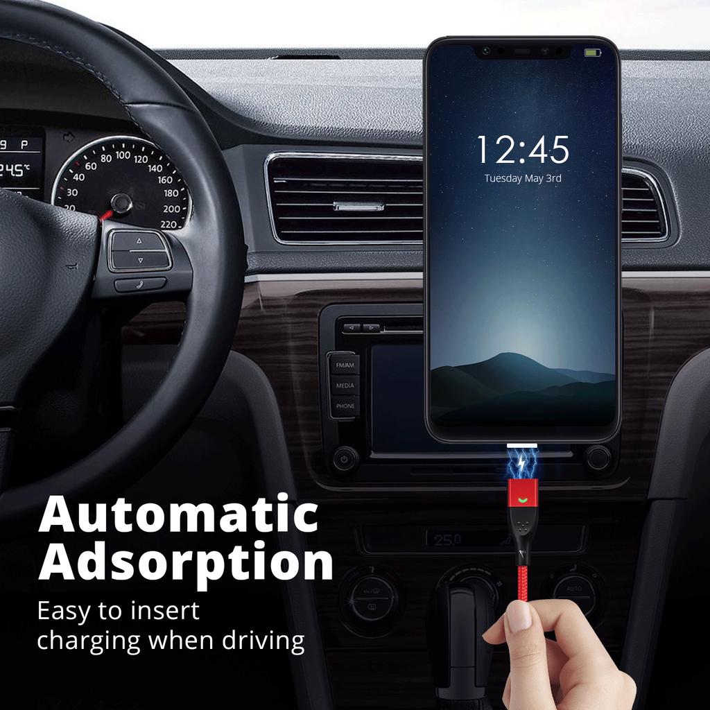 Кабель зарядный с магнитными разъёмами Type-C