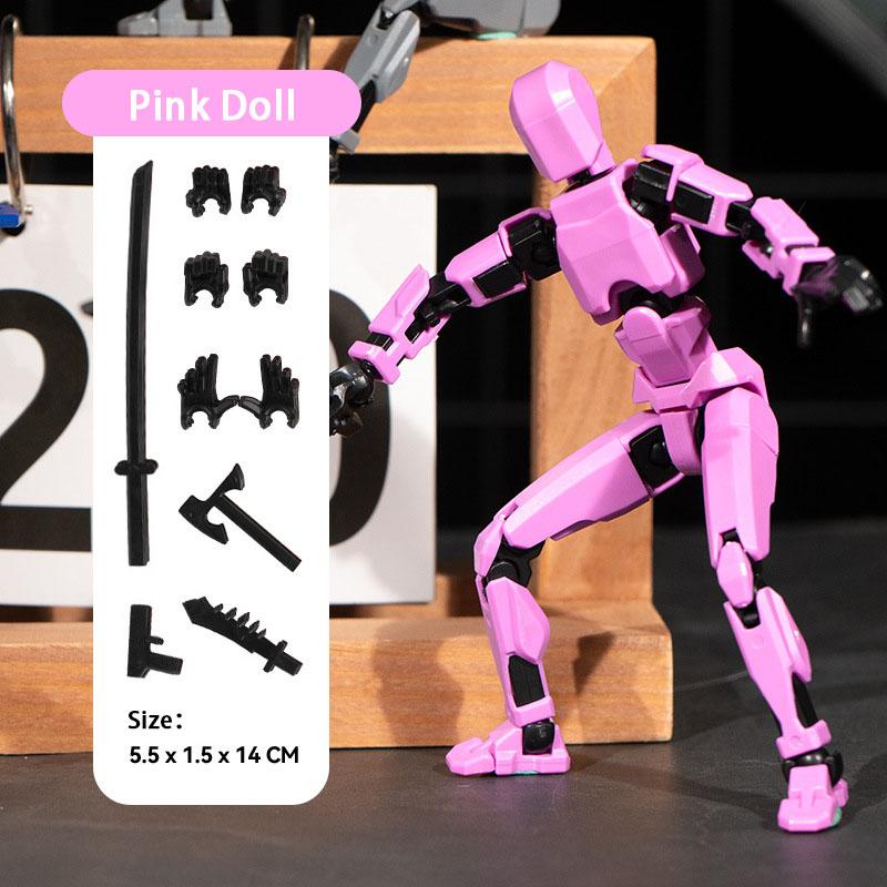 Творческий 3D Манекен Робот Декомпрессионная Игрушка Манекен Действие Человек Многосуставные Мобильные Печатные Игрушки