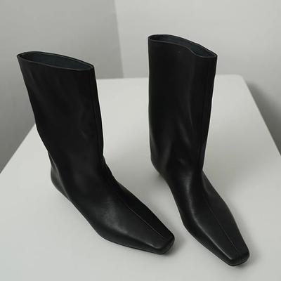 Модные балетки Женские ботильоны до щиколотки Остроносые Модная обувь Повседневные Уютные Женские Зимние Ботас 2025 Новый Дизайнер Платье Женские Ботинки Челси