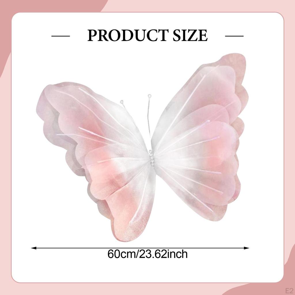 Artificial Butterfly Decoration Wedding Accessory Party Ornament Wall Decor Birthday