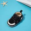 Spring and Autumn New 0-12 Months Baby Double Lap Belt Soft Step Bottom Non-slip Toddler Shoes Baby Shoes
