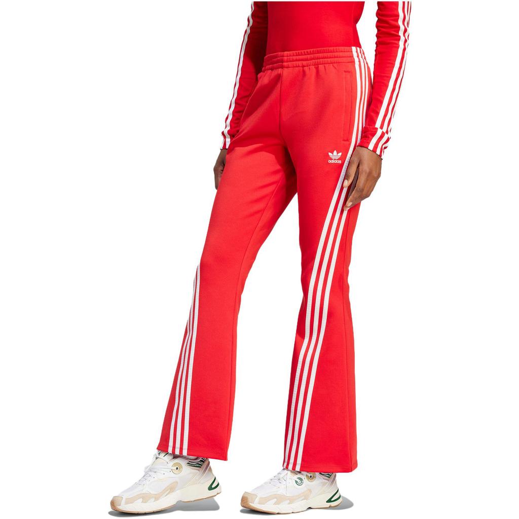 adidas Расклешенные спортивные брюки Originals Trefoil, женские брюки IV9325