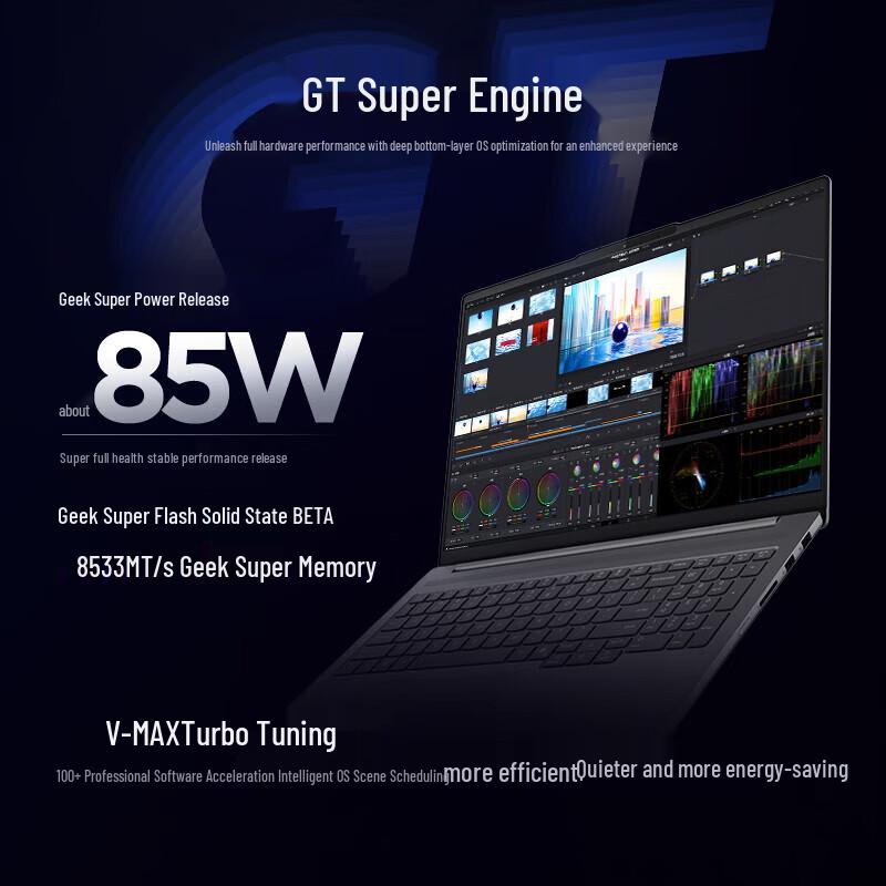 Lenovo Тонкий и легкий ноутбук Xiaoxin Pro 16 GT AI 2025 (Китайская версия)