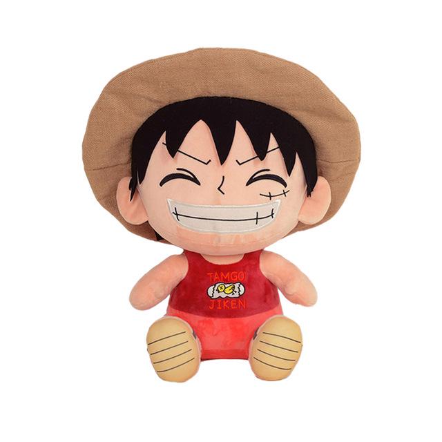 Оригинальные аниме-плюшевые куклы One Piece Луффи, Чоппера и Зоро - Мерч Игрушечные куклы