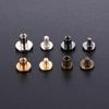 10sets Hats Crafts Scrapbooking Leather Craft Garment screw Cloth Button Brass Nail Rivets