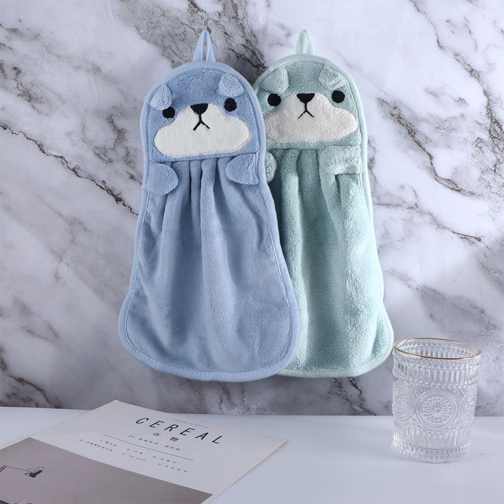 Absorbent For Kids Kitchen Use Cartoon Cleaning Cloth Hand Towels Household Item Bathroom Supplies