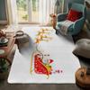 Ковер у входа в дом Домашний коврик у двери Гостиная Ванная Комната Ноги ванная комната Нескользящие коврики с водопоглощением для ванной Счастливого Рождества зима