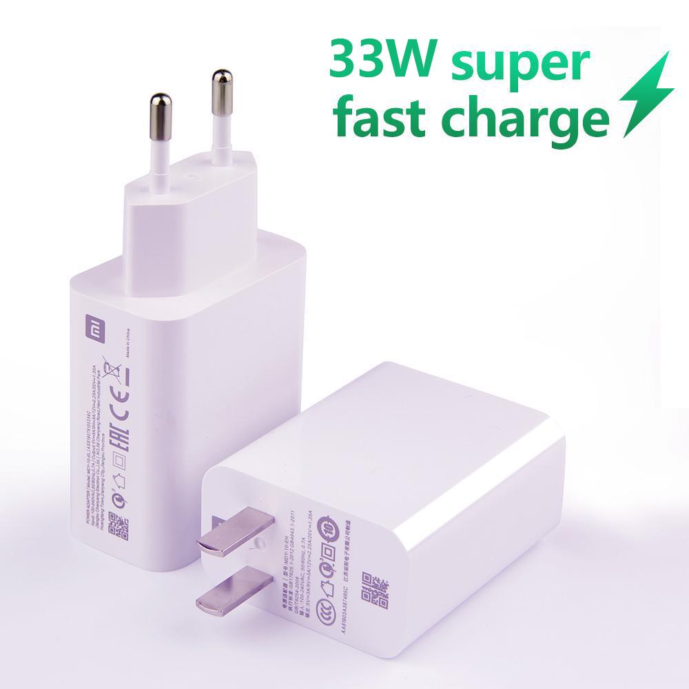 Xiaomi 33 Вт быстрая зарядка турбо-адаптер быстрой зарядки USB Type-C для Xiaomi 11 Pro Xiaomi 12 12S Redmi Note 13 Pro Note 9 Note 11 ProNote 12