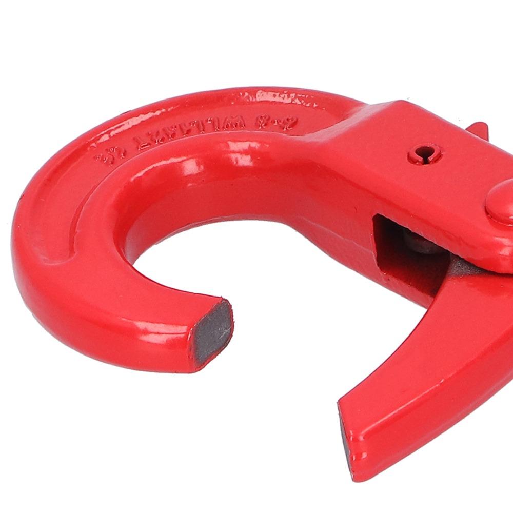 Eye-Type Self-Locking Lifting Hook Alloy Steel Clevis Hook Safety Lock Slip Hook Port