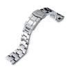 20mm Metal Watch Band Stainless Steel Oyster Bracelet Submariner Clasp for Seiko Alpinist SBDC087 and Others